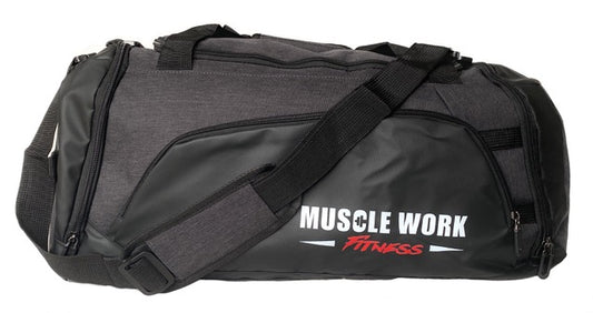 Muscle Work Fitness Gym Bag with Shoe Compartment