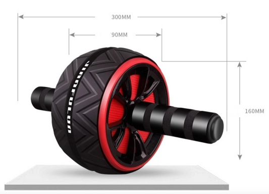 Premium Dual-Wheel Ab Roller with Comfortable Foam Handles